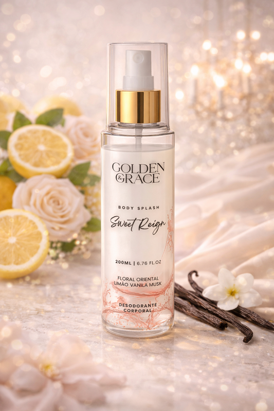 Sweet Reign – Golden & Grace - Body Splash Feminino - 200ML