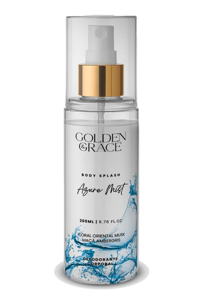 Frasco de body splash Azure Mist, 200 ml
