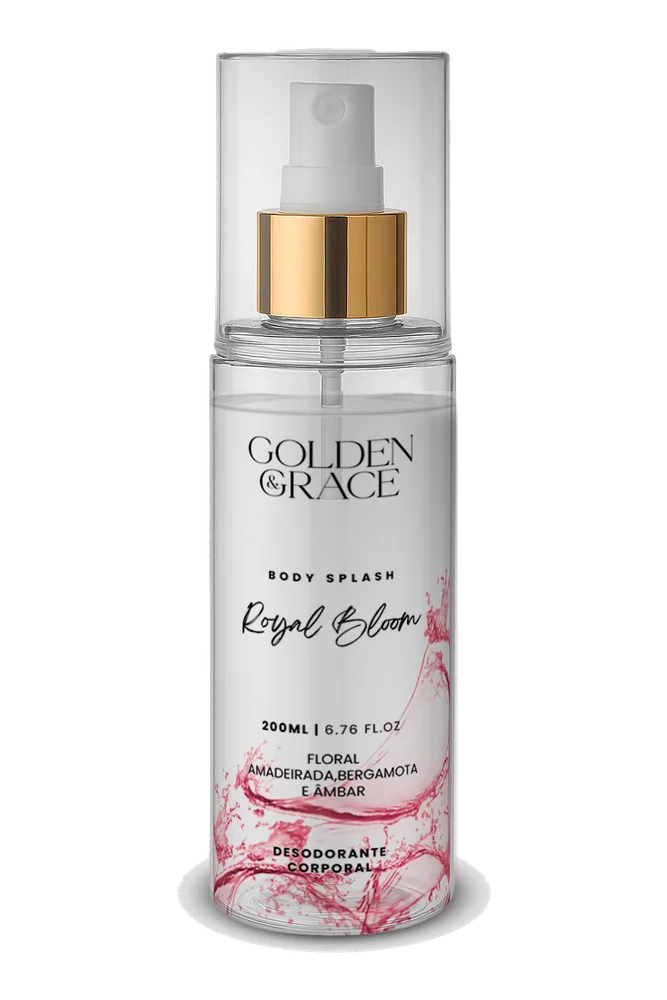 Frasco de body splash Royal Bloom, 200 ml