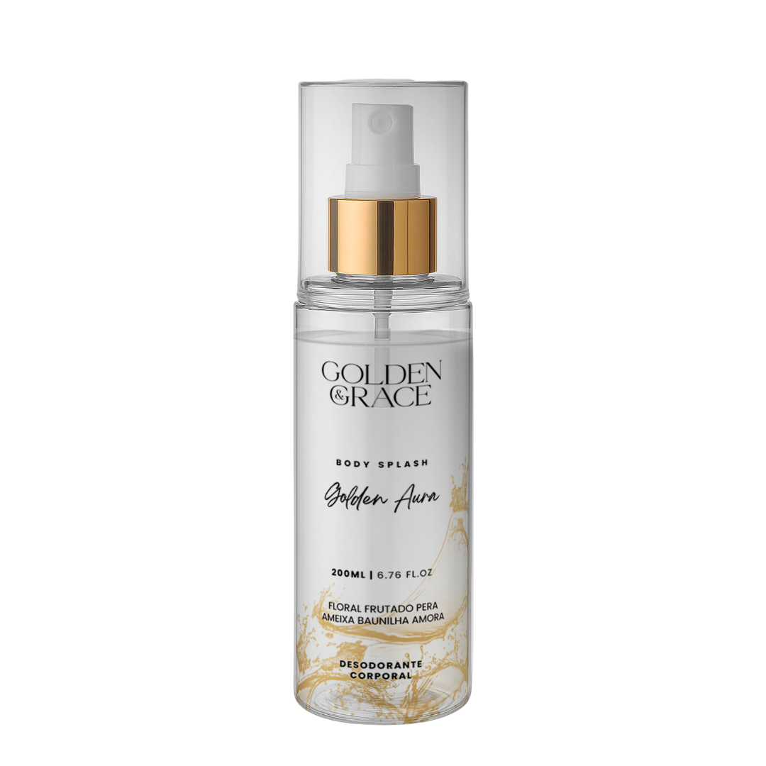 Golden Aura – Golden & Grace - Body Splash Feminino - 200ML